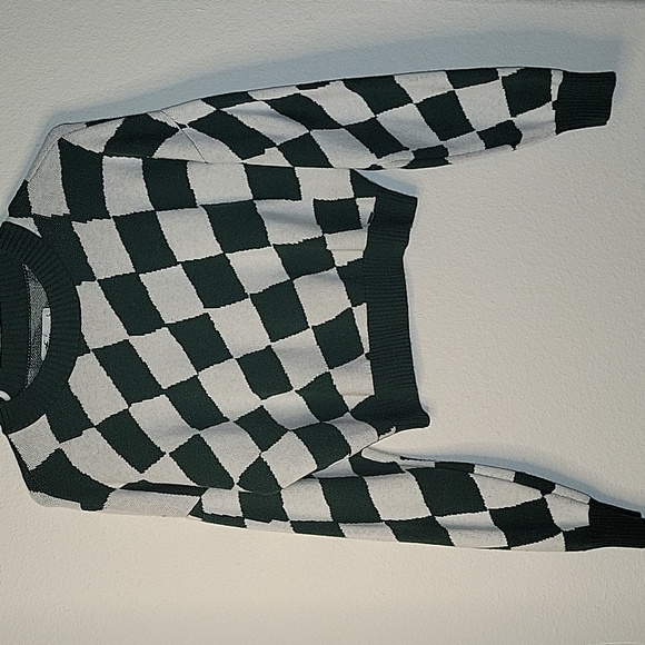 HOLLISTER Sweater, S, White/ Green, VGUC - Picture 2 of 9